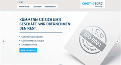 Desktop Screenshot of chemiebuero.de